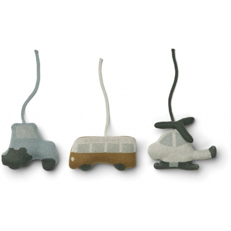 Liewood Grace playgym accessories 3-pack Vehicles