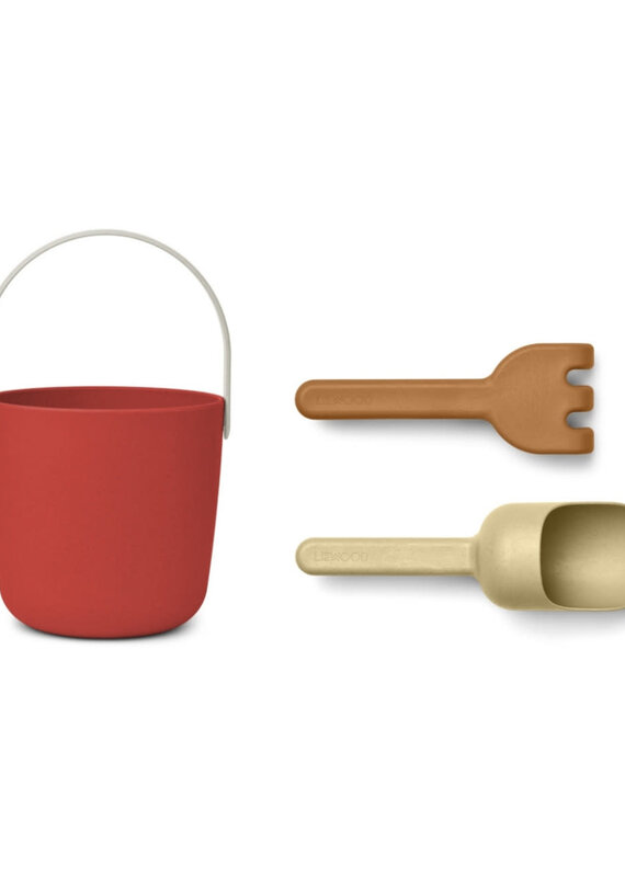 Liewood Donny Beach Set Apple Red Multi Mix