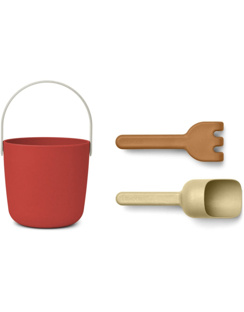 Liewood Donny Beach Set Apple Red Multi Mix