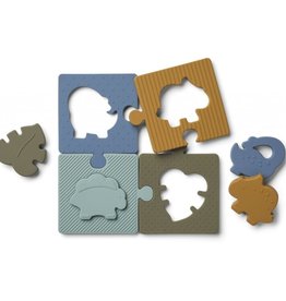 Liewood Bodil puzzle Dino Blue Multi Mix