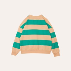 The Campamento Green Stripes Sweatshirt Peach