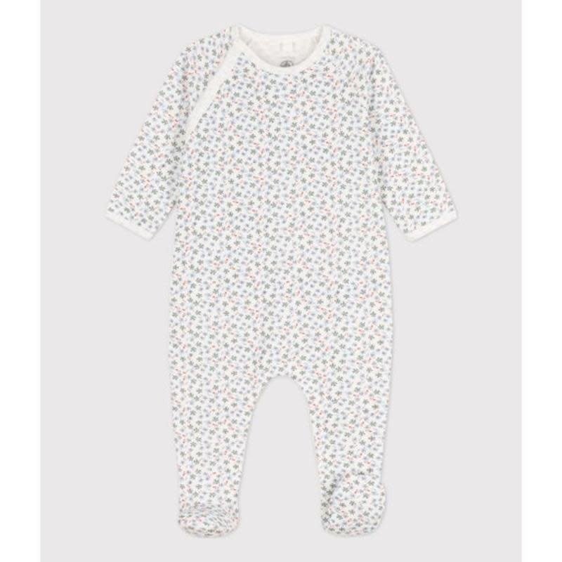 Petit Bateau Pyjama Marshmallow Multico Kleine Bloemetjes