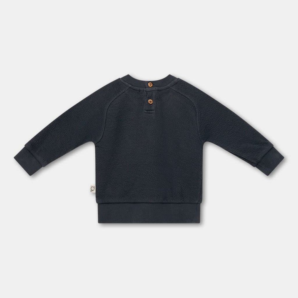 My Little Cozmo Double-faced baby sweatshirt Anthracite