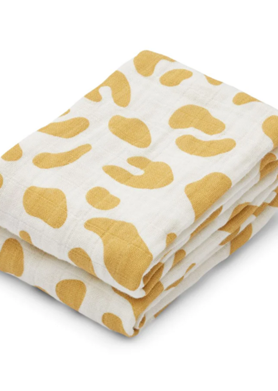 Liewood Lewis Muslin Cloth 2-Pack Leo/Jojoba