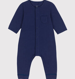 Petit Bateau Pyjama zonder voetjes Bleu Chaloupe