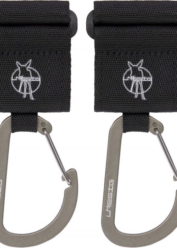 Laessig CAS Stroller Hooks Big Black