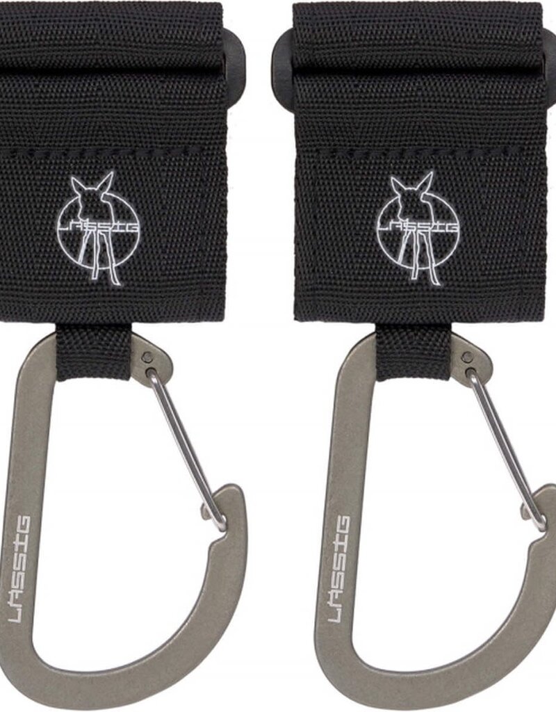 Laessig CAS Stroller Hooks Big Black