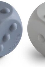 Mushie Dice Press Toy - 2-pack - Tradewinds-Stone