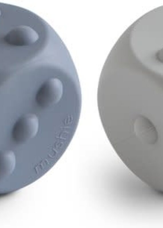 Mushie Dice Press Toy - 2-pack - Tradewinds-Stone