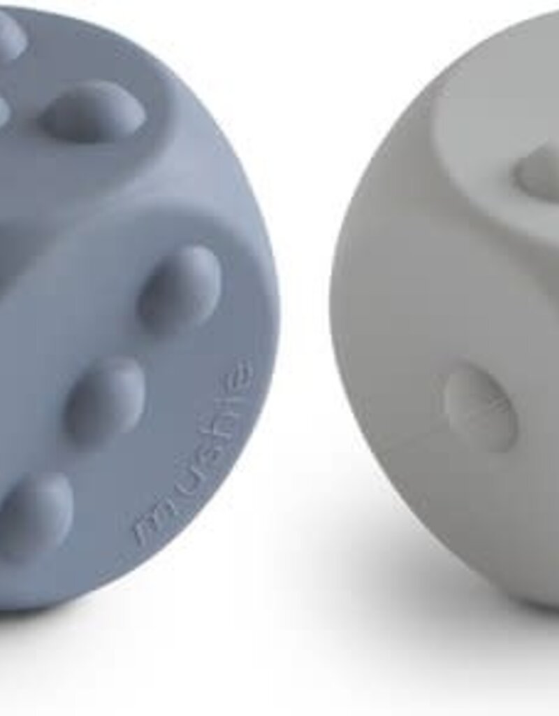 Mushie Dice Press Toy - 2-pack - Tradewinds-Stone