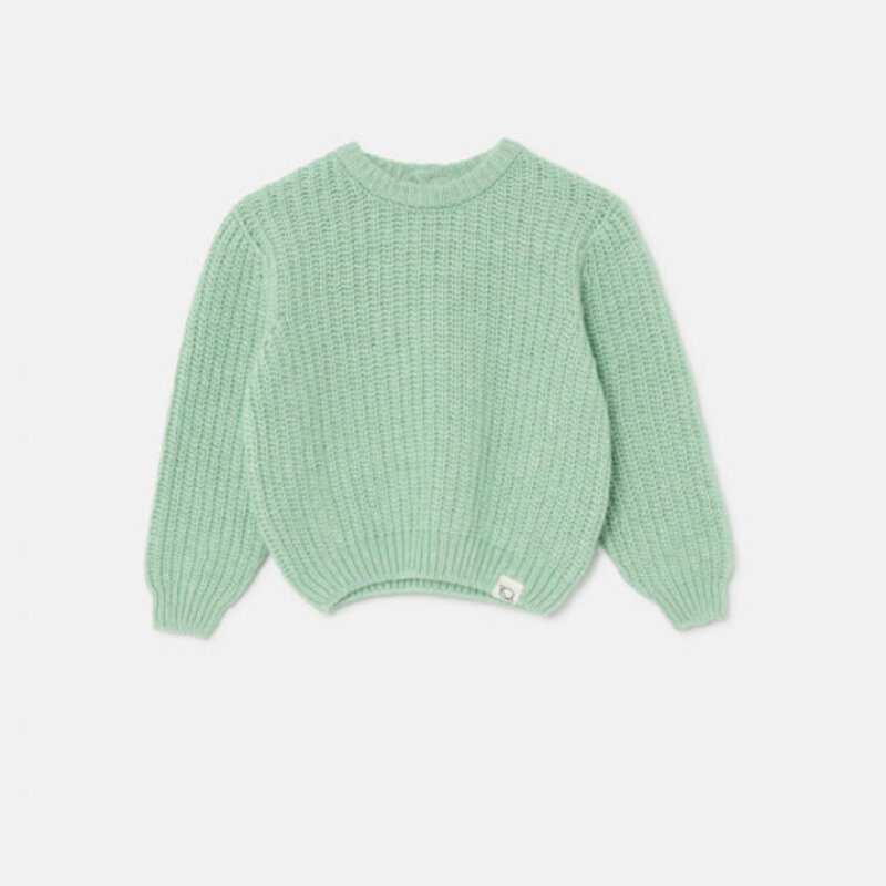My Little Cozmo Soft Tricot Baby Sweater Soft Tricot Green
