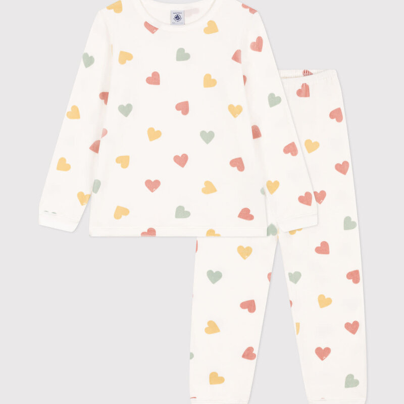 Petit Bateau Pyjama Marshmallow/Multico A083R01