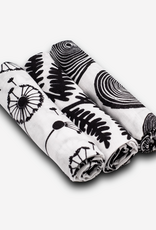 Etta Loves 3-Pack Plant Print Muslins