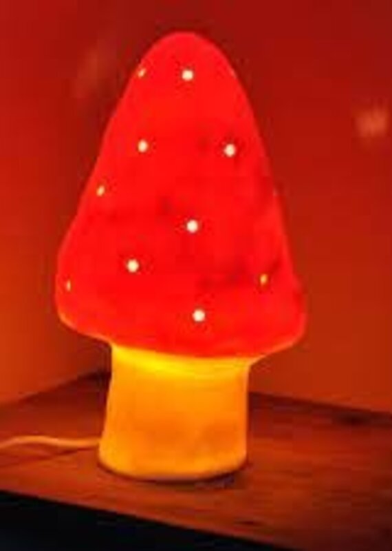 Heico Lamp Paddenstoel Klein Rood