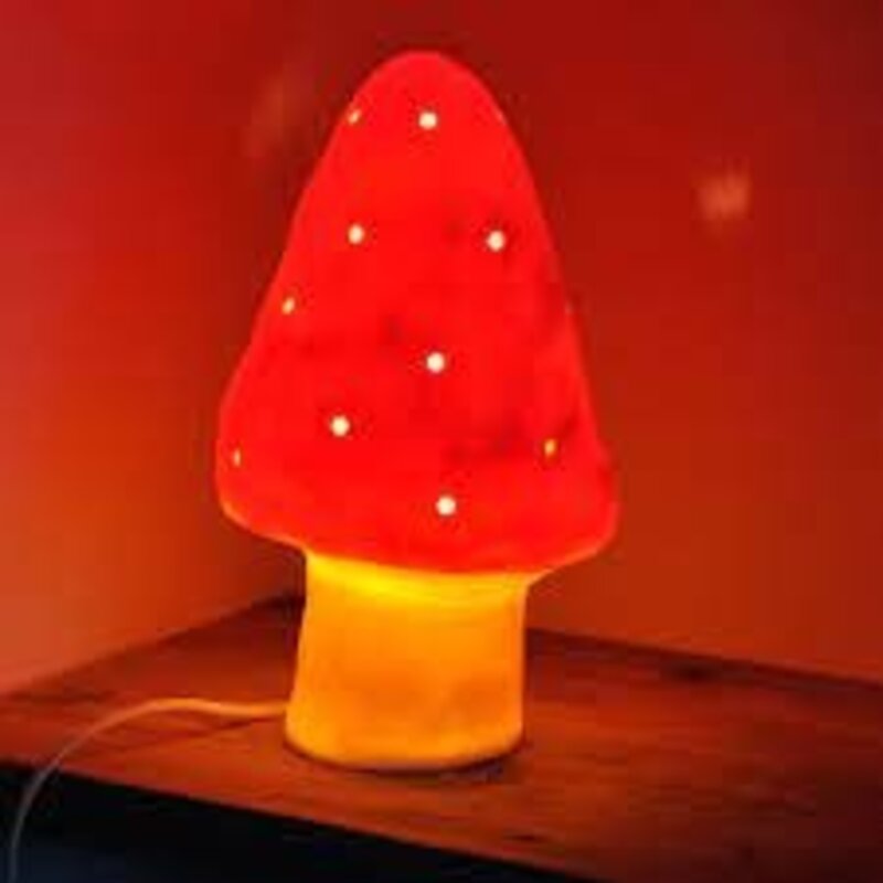 Heico Lamp Paddenstoel Klein Rood