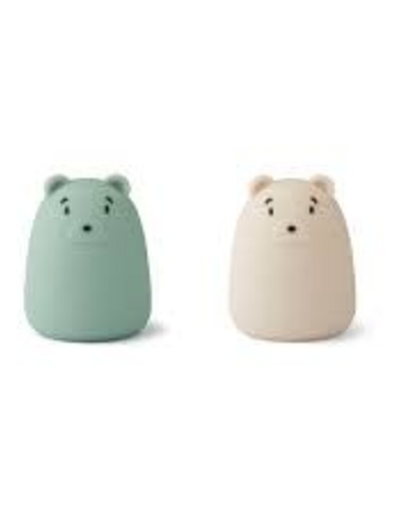 Liewood Callie Night Light 2-Pack Bear Peppermint / Sandy