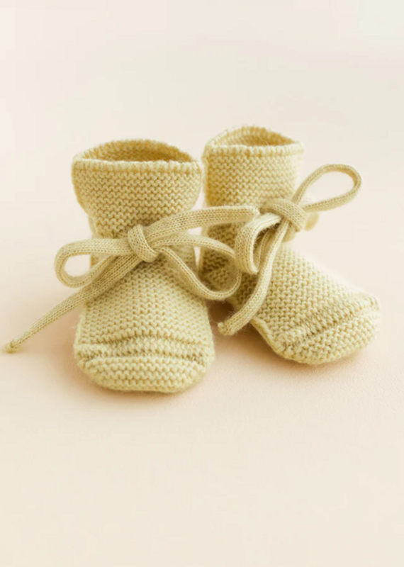 Hvid Booties Light Yellow