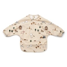 Liewood Merle Printed Cape Bib Farm / Sandy