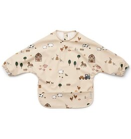 Liewood Merle Printed Cape Bib Farm / Sandy