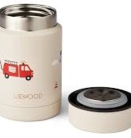 Liewood Nadja Food Jar Emergency Vehicle / Sandy