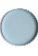 Mushie Silicone Classic Bord met Zuignap - Powder Blue