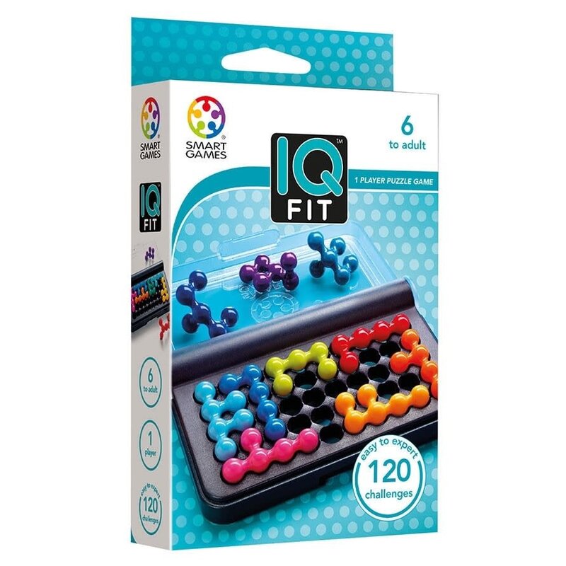 Smartgames Display 12 st: IQ Fit (120 opdrachten + 10 extra on line)