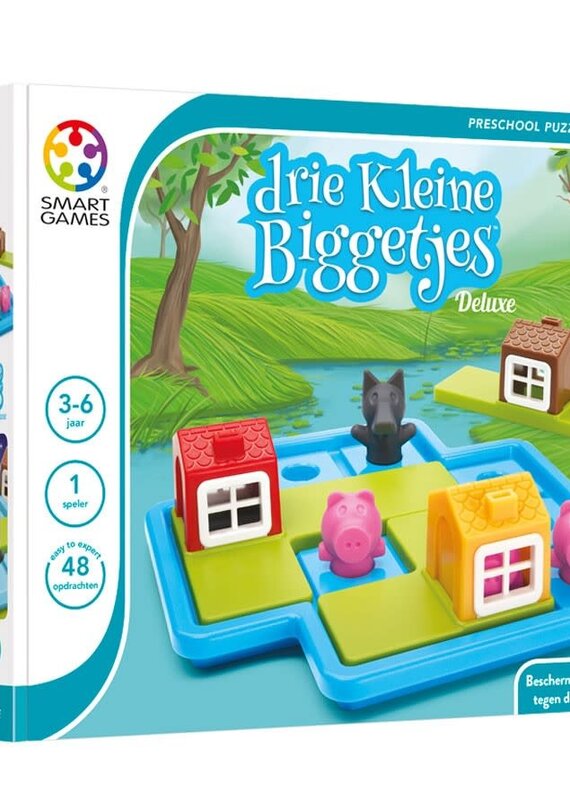 Smartgames Drie Kleine Biggetjes - Deluxe (48 opdrachten)