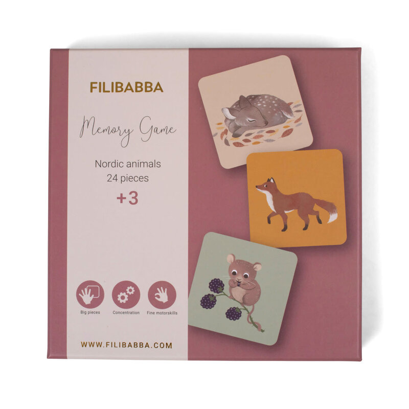 Filibabba Memory Game  - Nordic animals