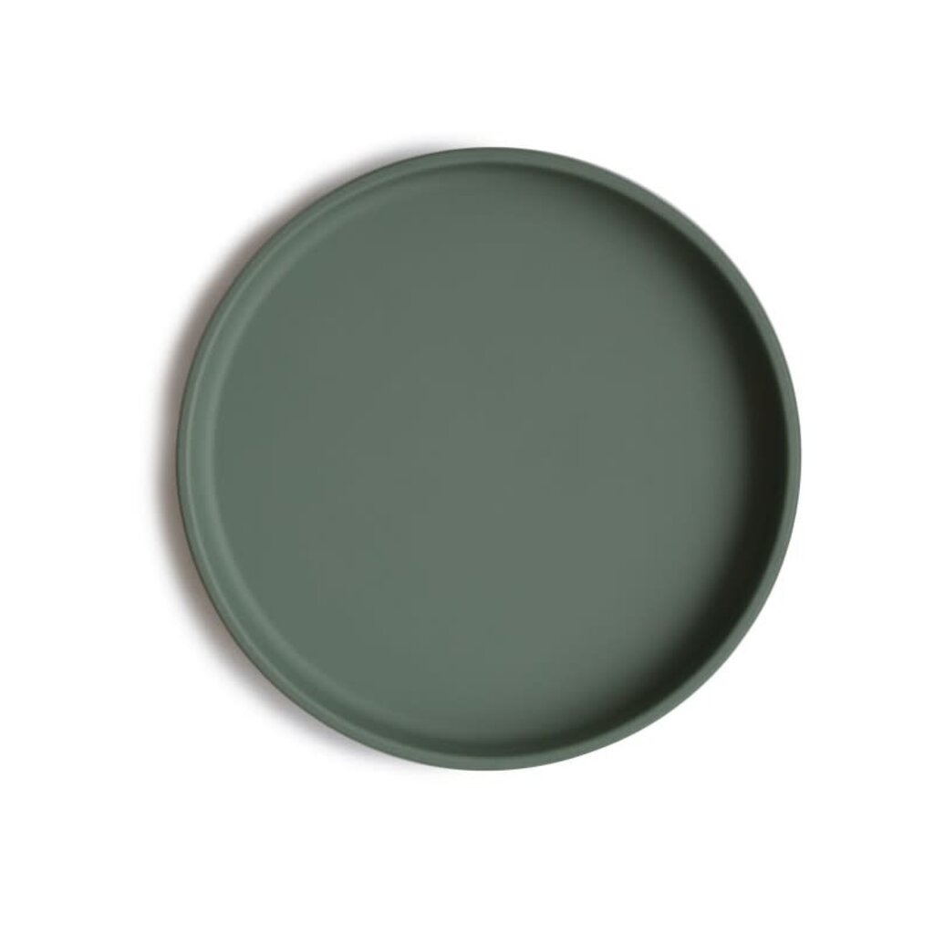 Mushie Silicone Classic Bord met Zuignap - Dried Thyme