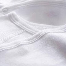 Petit Bateau 2 Overslagbody's Wit Lange Mouwen 54218