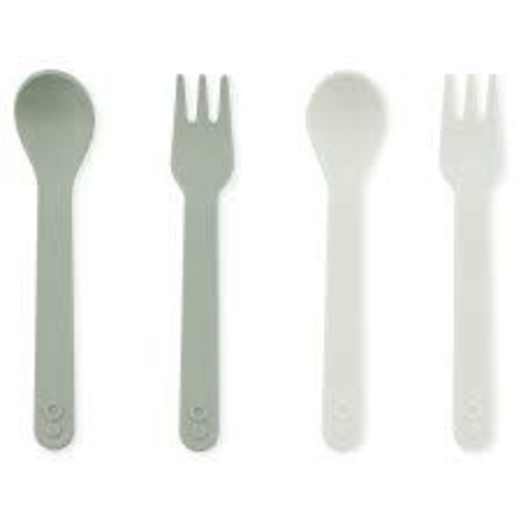 Trixie PLA spoon/fork 2-pack - Olive