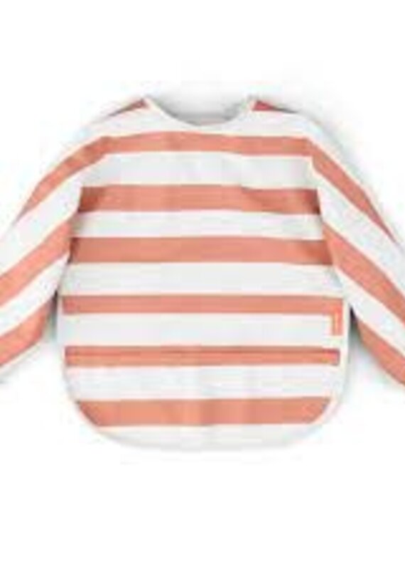 Done by Deer Mouwslab Stripes Papaya