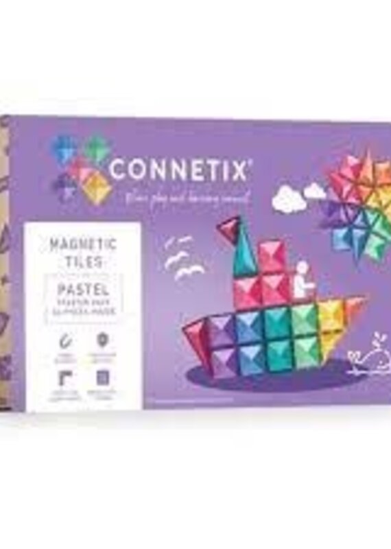 Connetix 64 Piece Pastel Starter Pack