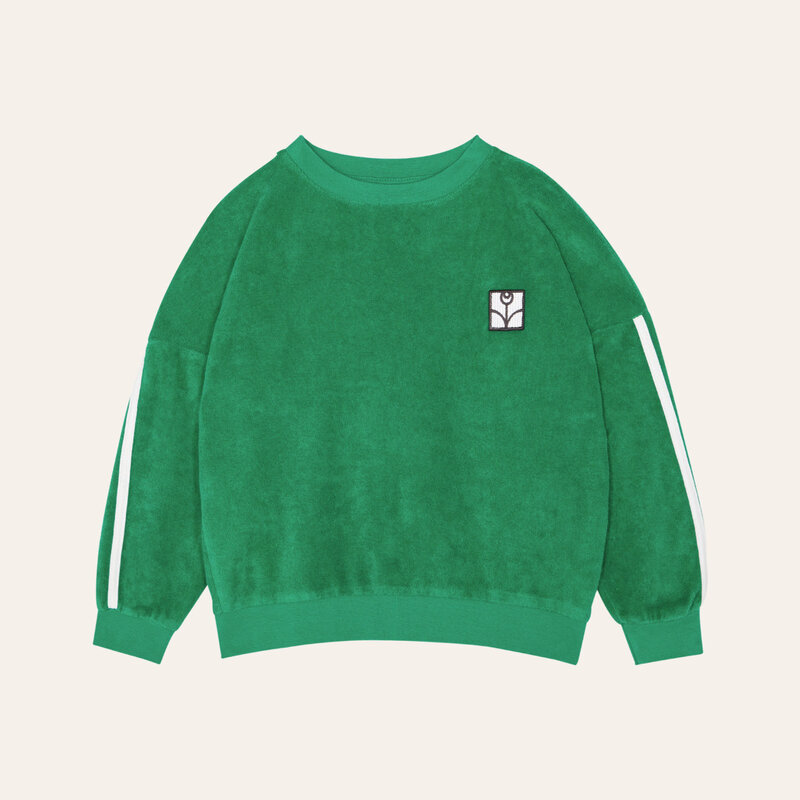 The Campamento Green Sporty Oversized Kids Sweatshirt