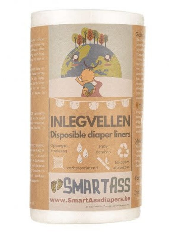 SmartAss Diapers Rol 100x Inlegvellen
