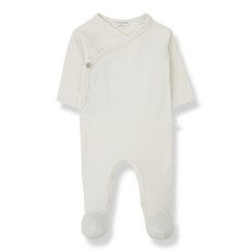 1+ in the family PAULINE jumpsuit w/feet ivory