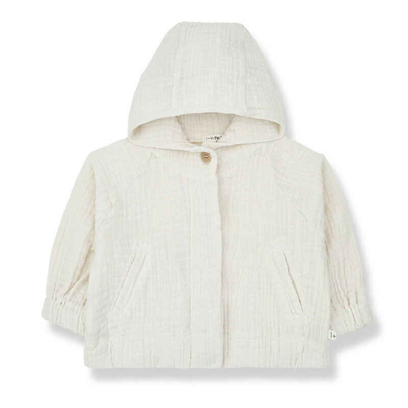 1+ in the family GENNARO hood jacket ivory