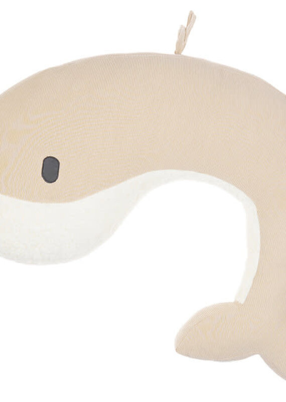 Nanami Whale Travel Pillow Sand