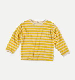 My Little Cozmo Organic toweling stripes sweatshirt Yellow