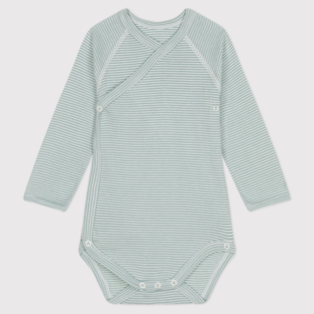 Petit Bateau Body Naissance Ml Paul/Marshmallow A09Sp