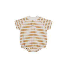 Quincy Mae Terry Tee + Shorts Set Honey Stripe