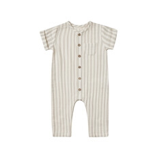 Quincy Mae Charlie Jumpsuit Ash Stripe