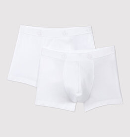 Petit Bateau Boxer Shorts Wit 2-pack
