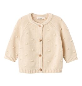 Lil' Atelier Knit Cardigan Gable Fog