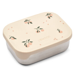 Liewood Arthur printed lunchbox Peach / Sea shell mix