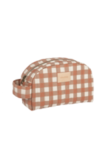 Nobodinoz Hyde Park Waterproof Vanity Case Terracotta Checks