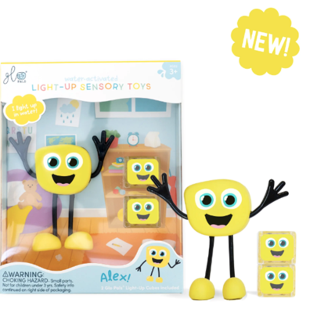 Glo Pals Character Yellow Cubes Alex