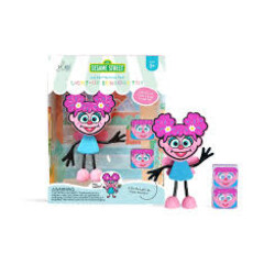 Glo Pals Character Sesame Street Pink Cubes Abby
