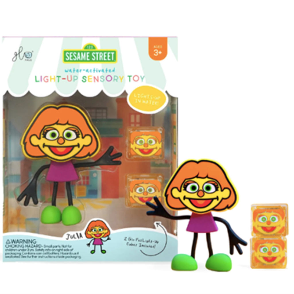Glo Pals Character Sesame Street Orange Cubes Julia