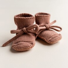 Hvid Booties Terracotta